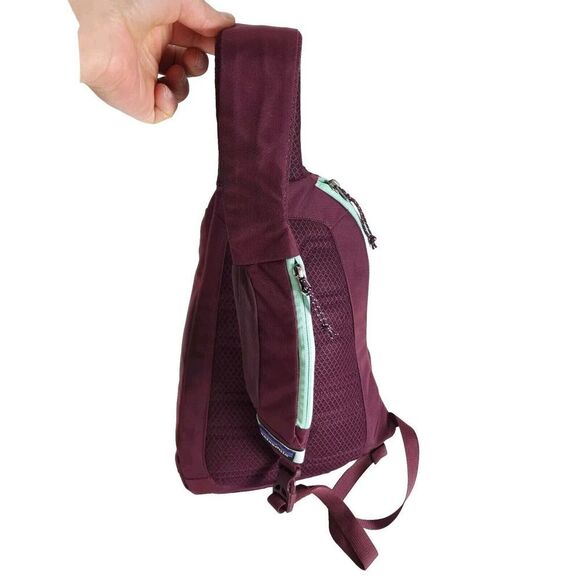 Patagonia Atom 8L Purpl Blue Hiking Sling Shoulder Snap Crossbody Backpack Bag - Picture 3 of 12